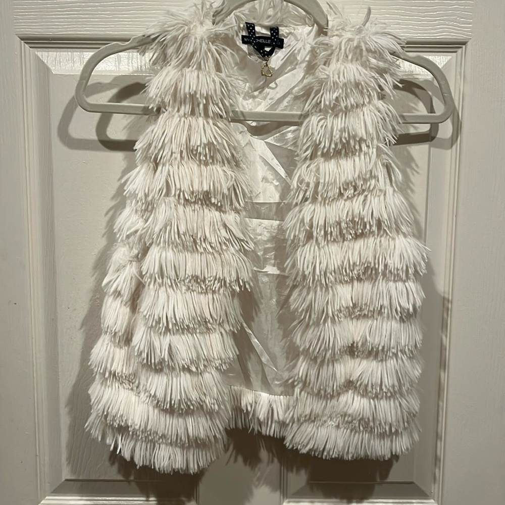 My Michelle Girls Furry Vest